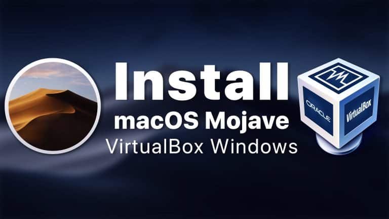 install macos on windows virtualbox