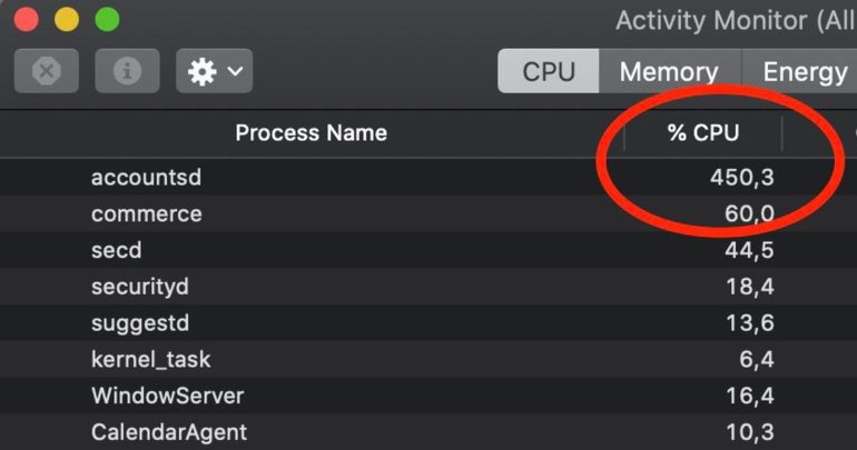 Accountsd: How to Fix High CPU Usage on Mac? 3 Possible Fix