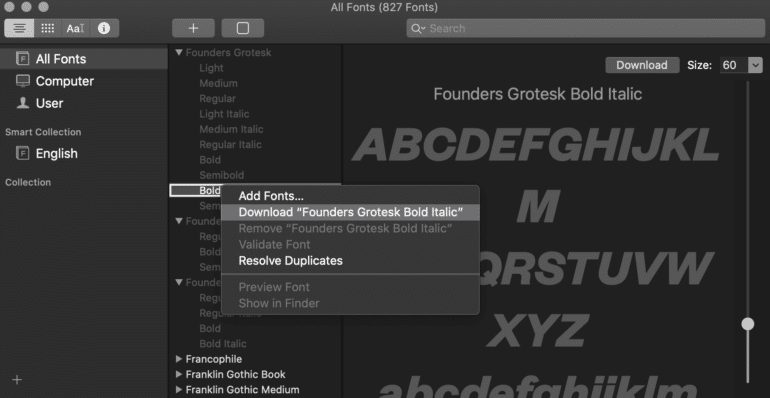 How to Install New Free Fonts in macOS Catalina for Free?