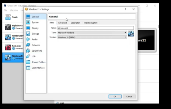 install windows 11 in virtualbox