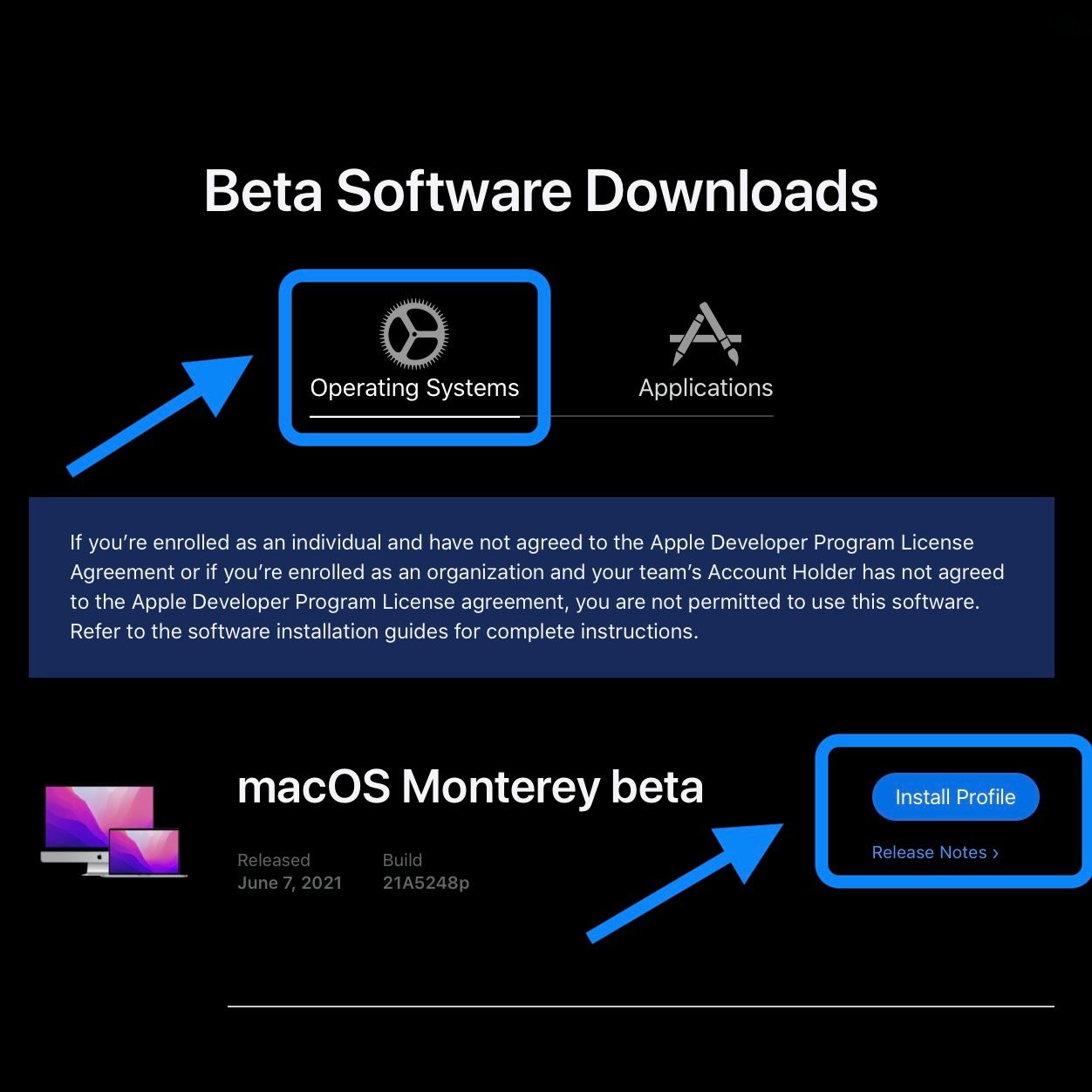 macos beta profile