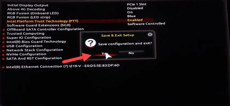 How to Fix the "This PC can't run Windows 11" Error: TPM on BIOS