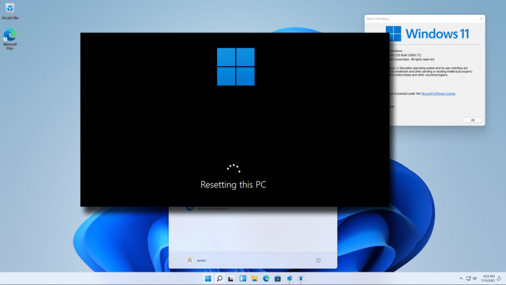 Reset Windows 11