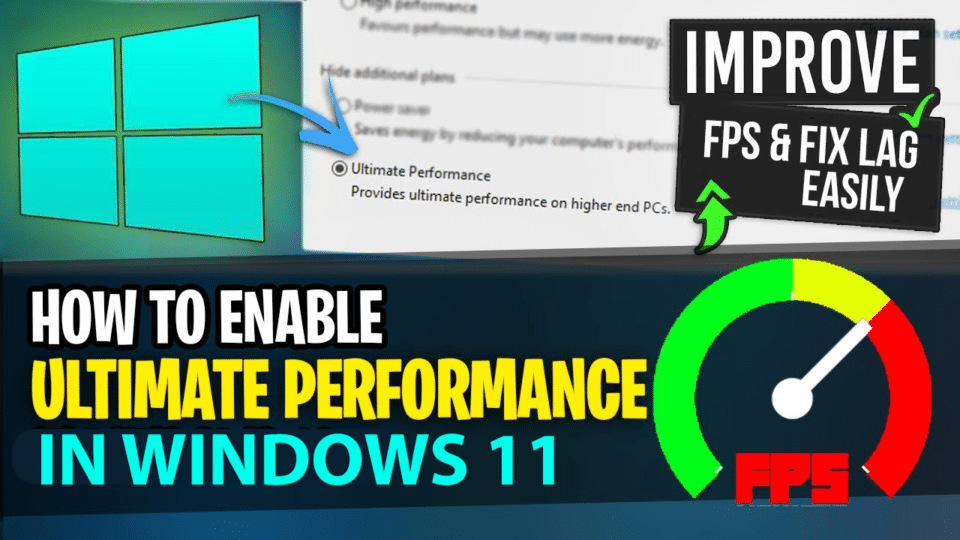 How to Boost Gaming in Windows 11: Ultimate Performance Power Plan