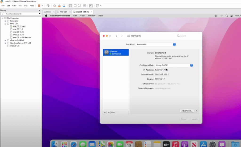 How To Fix Network Connection On macOS Monterey On Vmware & Vmware Fusion?