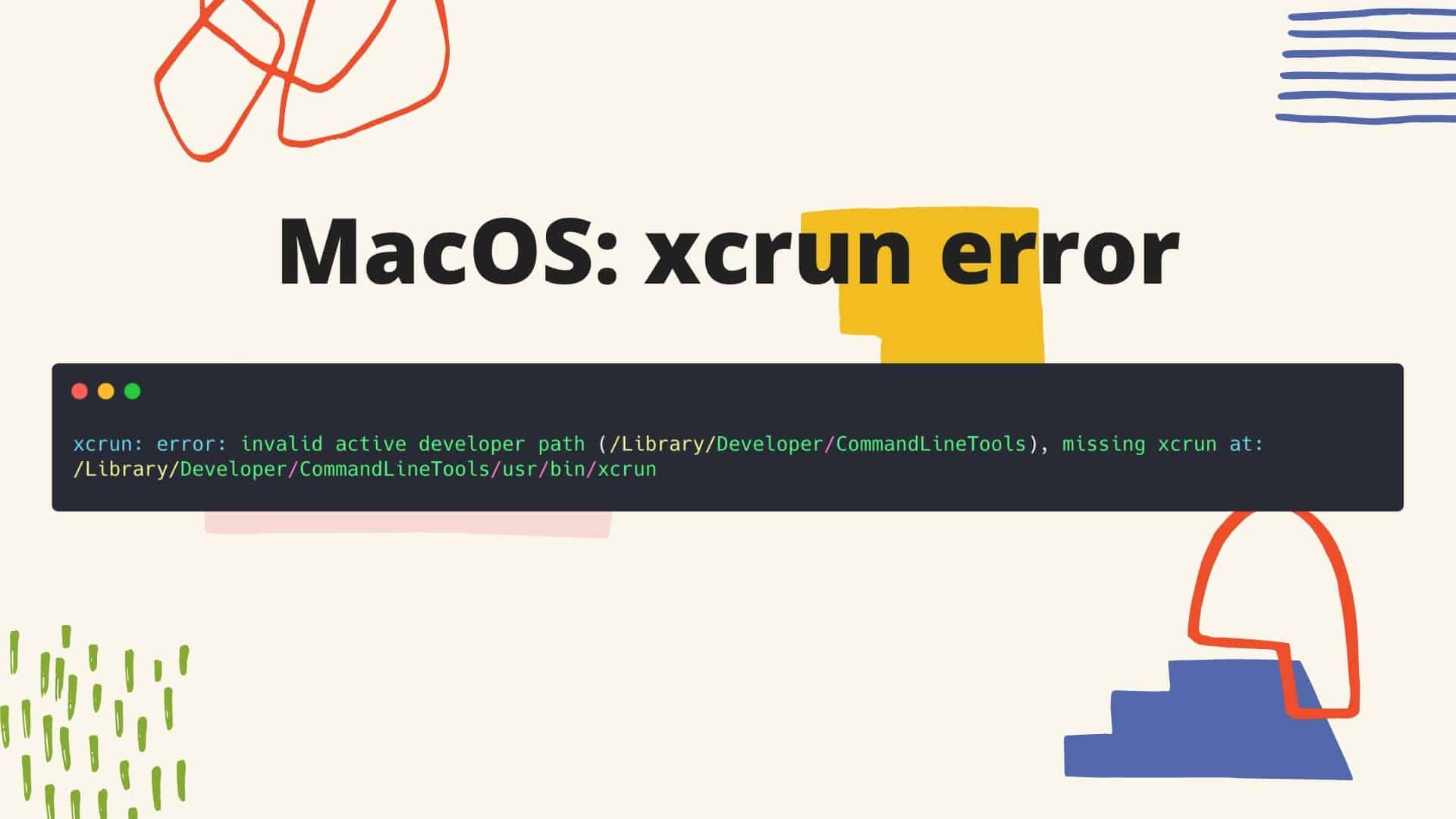 [SOLVED] Git not working after macOS Update (xcrun: error: invalid active developer path (/Library/Developer/CommandLineTools)