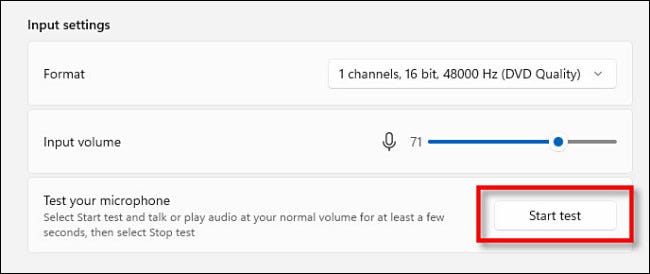 How to test the microphone in Windows 11?
