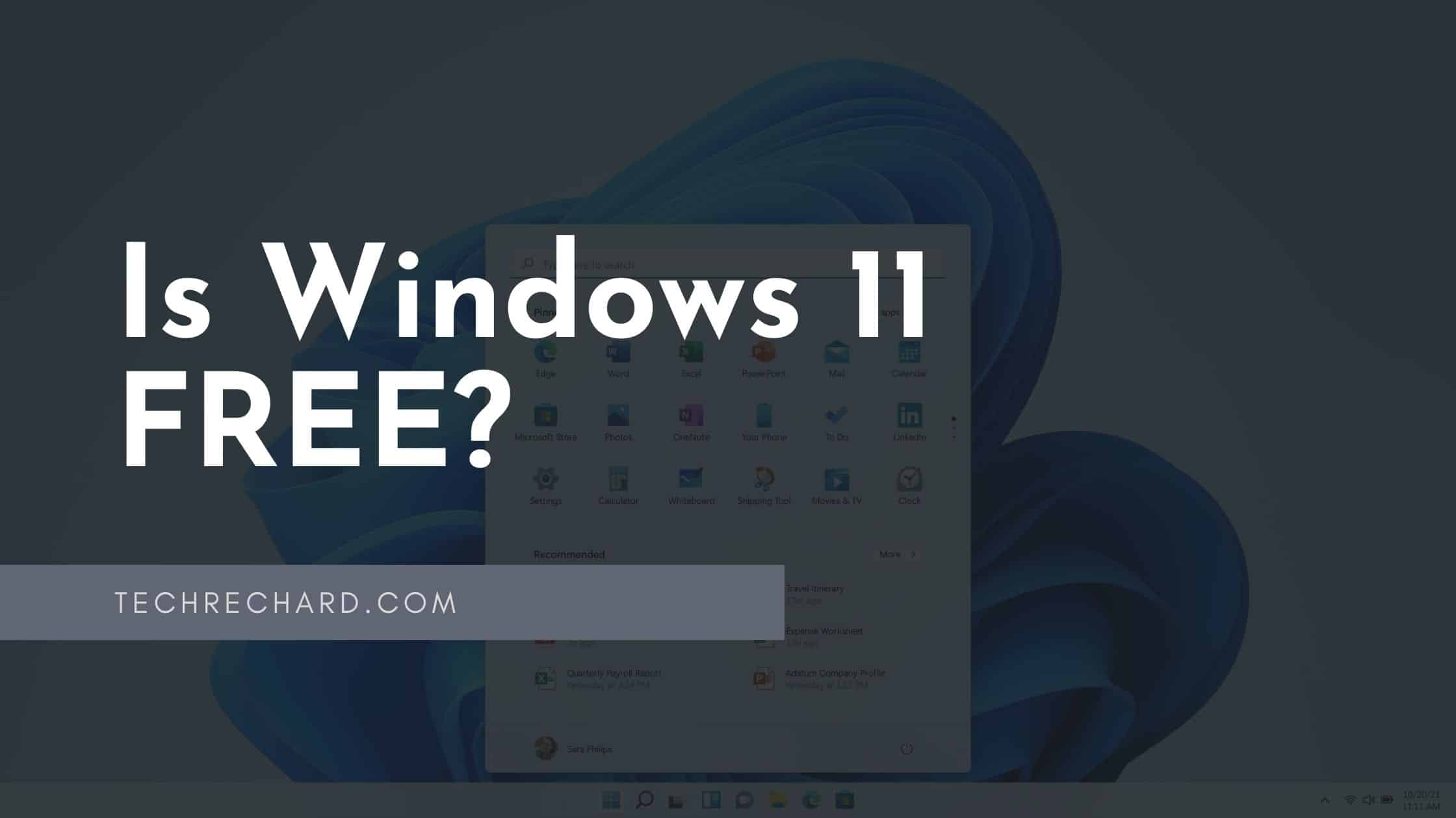 Is Windows 11 a free OS?