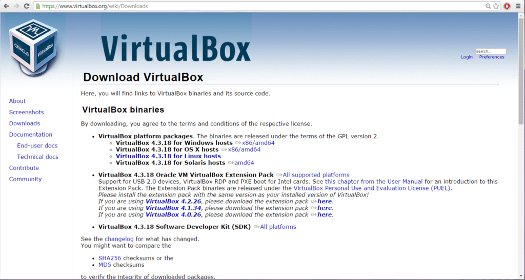 virtualbox 64 bits windows 10 download