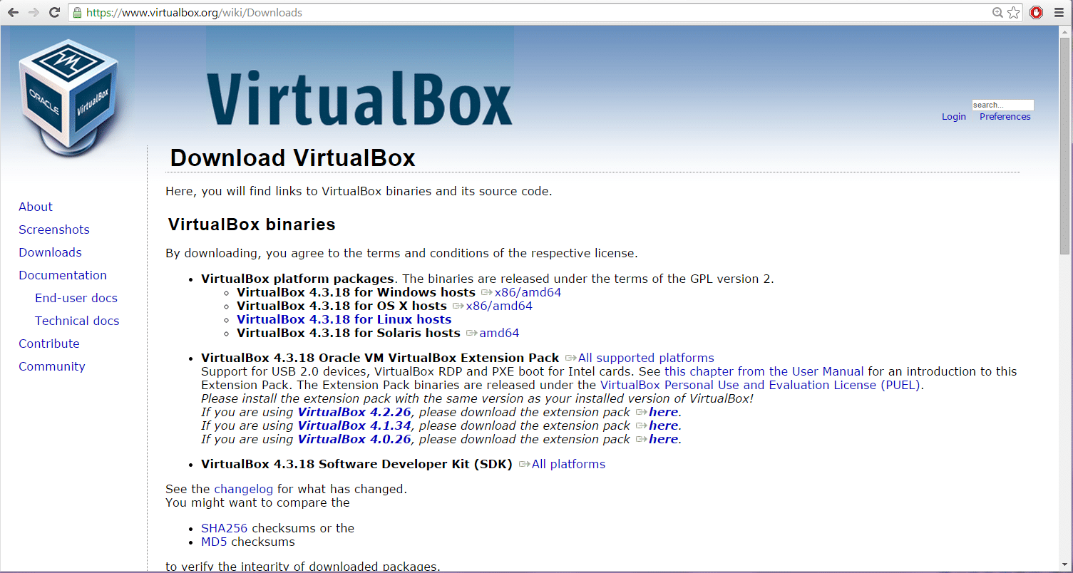 Download Virtualbox: All Versions for MAC, Windows, Linux, and Solaris
