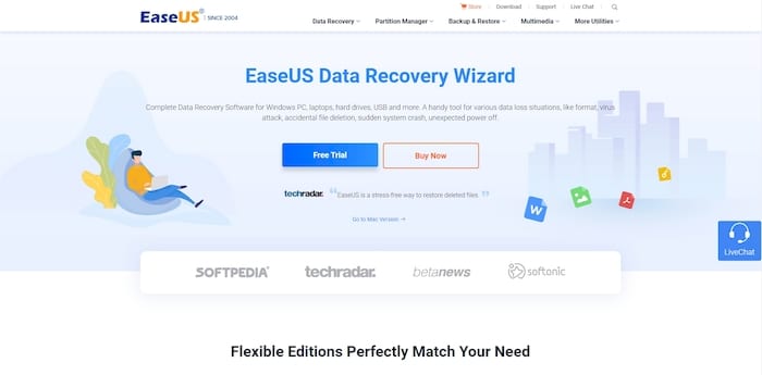 Best Data Recovery Software: EaseUS