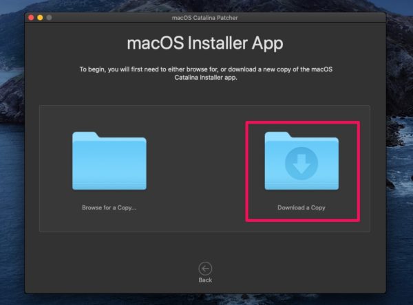 download macos catalina installer without app store
