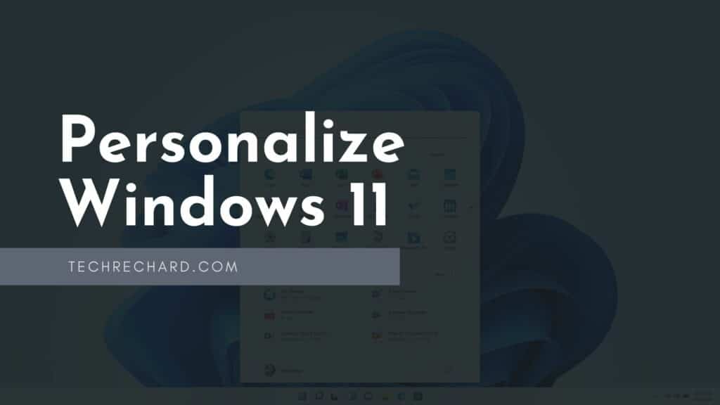 Personalize Windows 11
