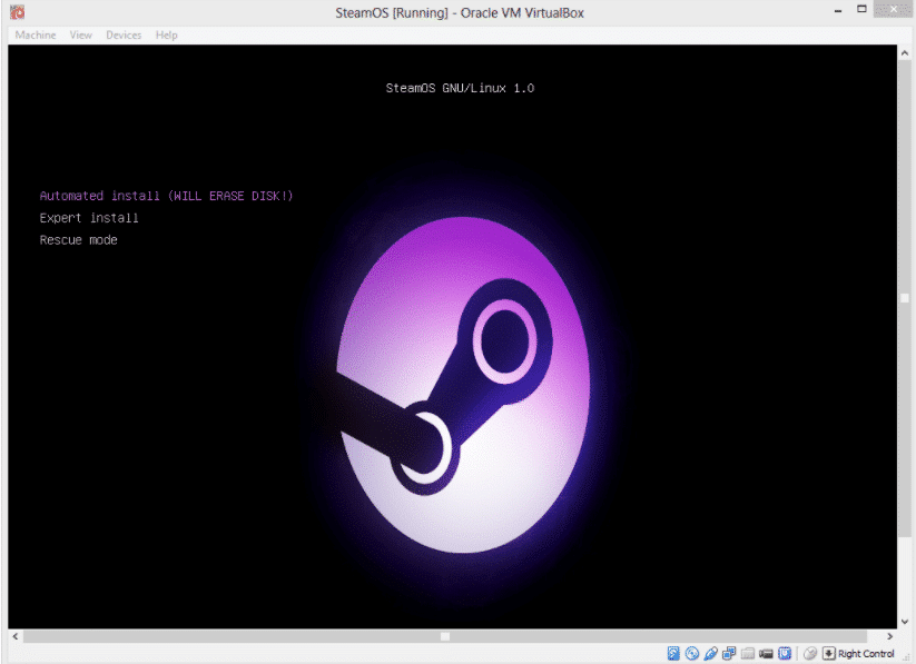 How to install SteamOS on Virtualbox: Step by Step Guide