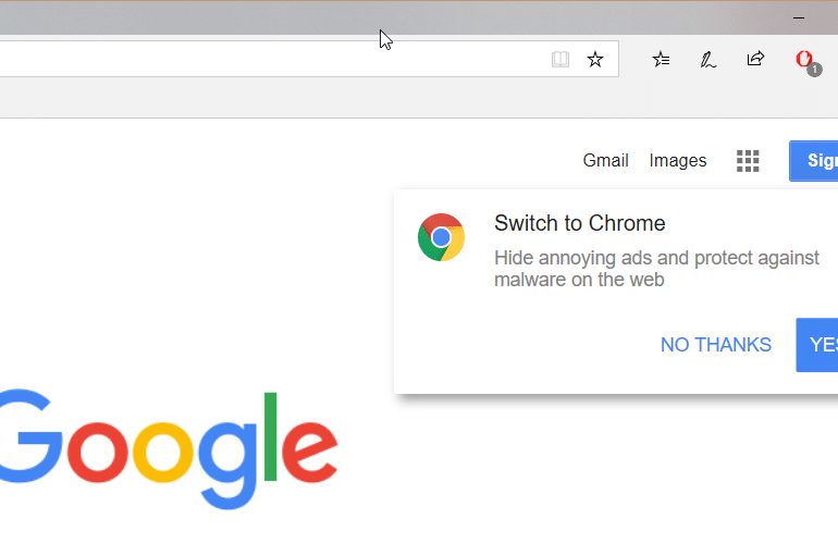 How to hide "Switch to Chrome" pop-up notification permanently: 3 Easy Methods