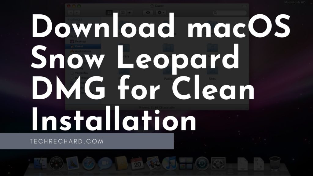 macOS Snow Leopard DMG