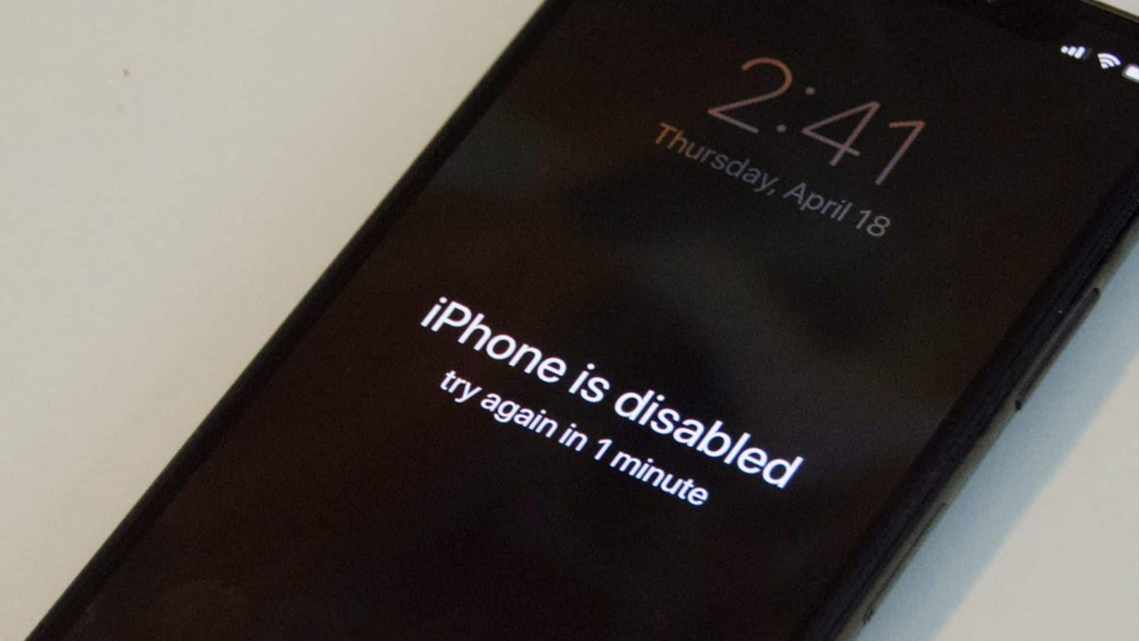 How to Fix 'iPhone is Disabled' Error 3 Easy Solutions