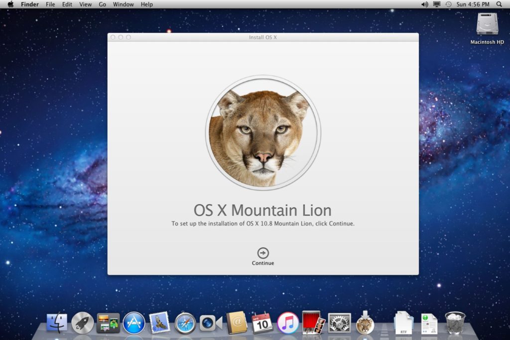Download macOS X Mountain Lion ISO Image for Virtualbox and VMWare