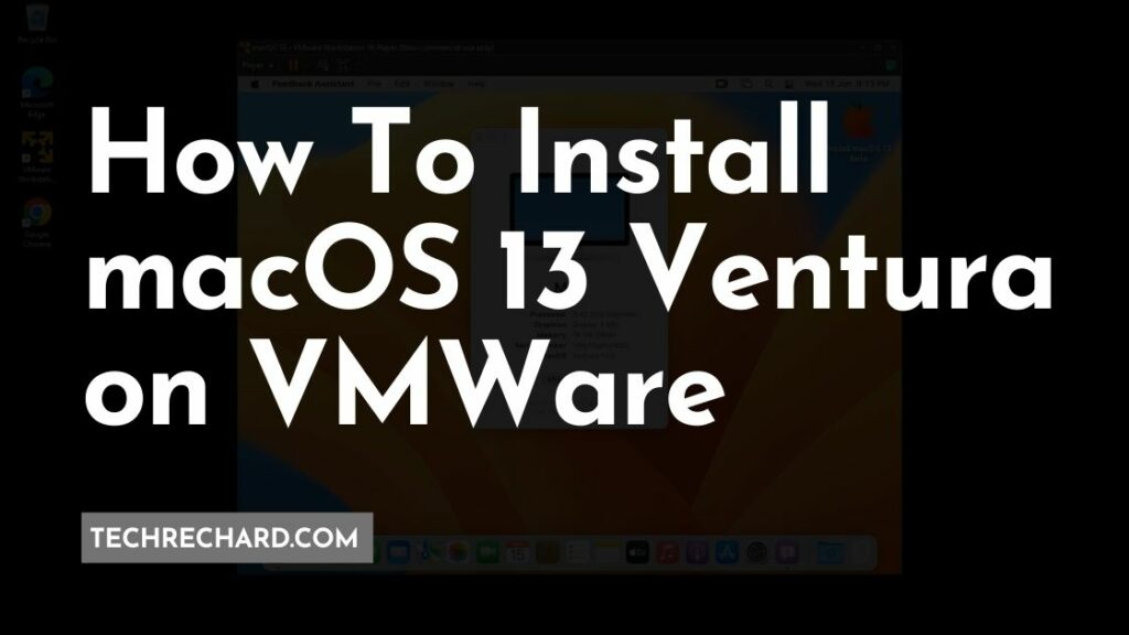How To Install macOS 13 Ventura on VMWare | Windows PC