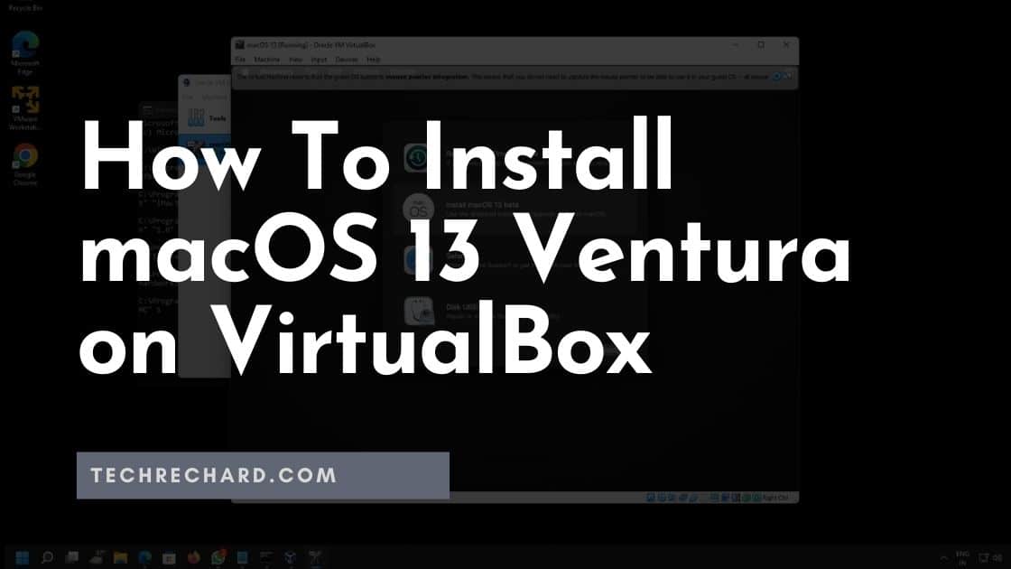 macos ventura virtualbox download