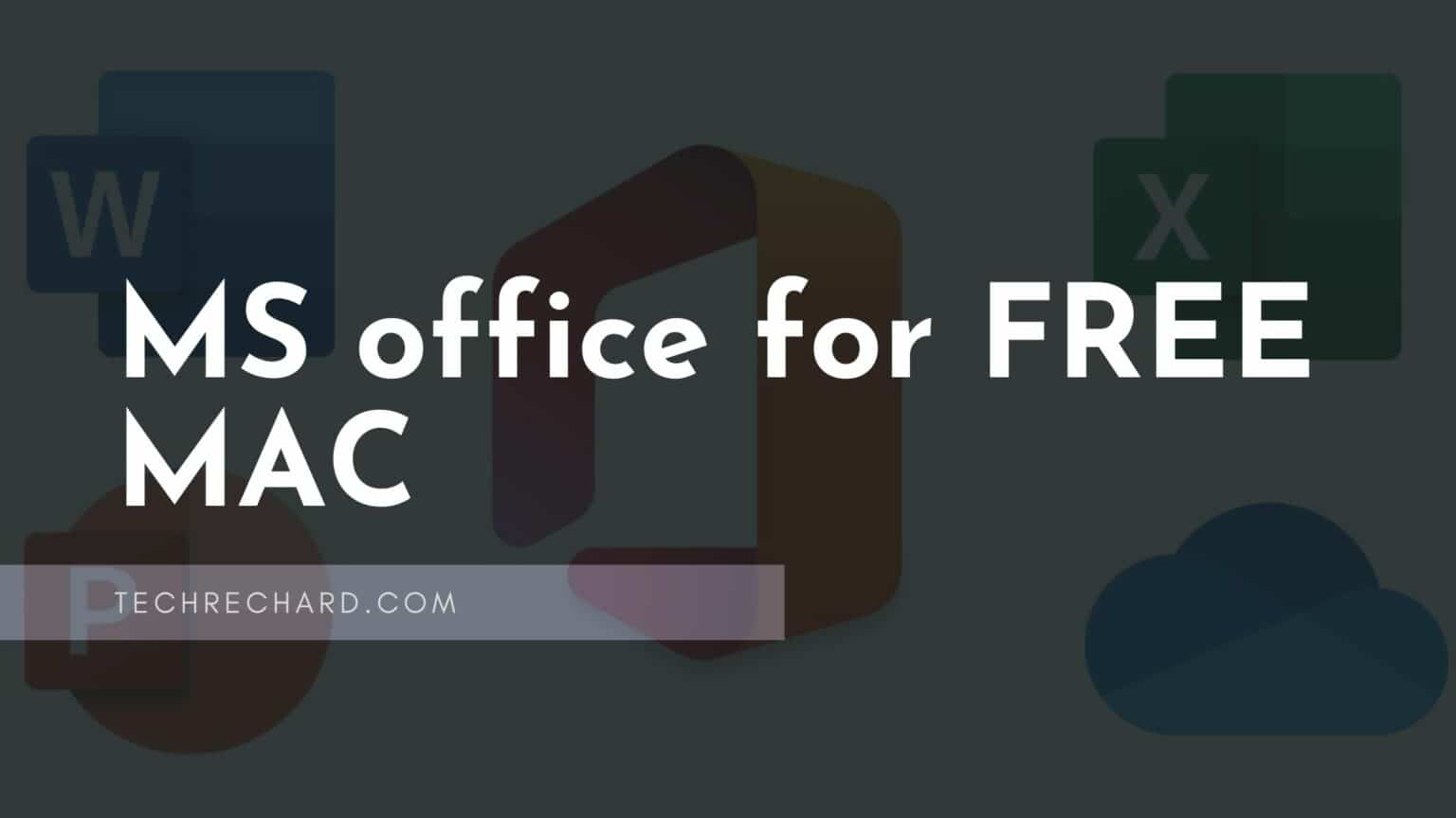 download ms office for free mac