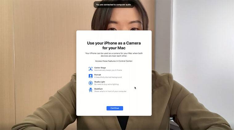 iPhone as Webcam in macOS Ventura: How does it work?