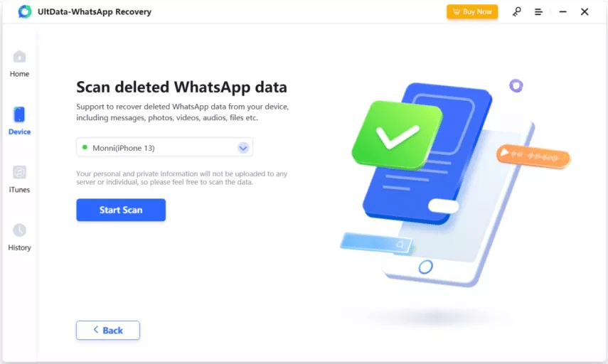  Tenorshare UltData Whatsapp Recovery for iOS
