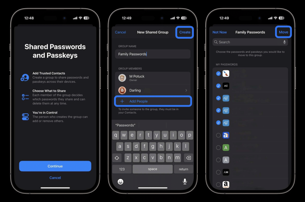 iOS 17: How to Share Passwords on iPhone with Family Passwords