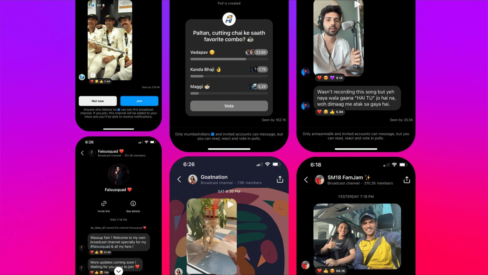 Meta Expands Instagram Broadcast Channels Globally, Introducing New Collaboration Tools for Creators