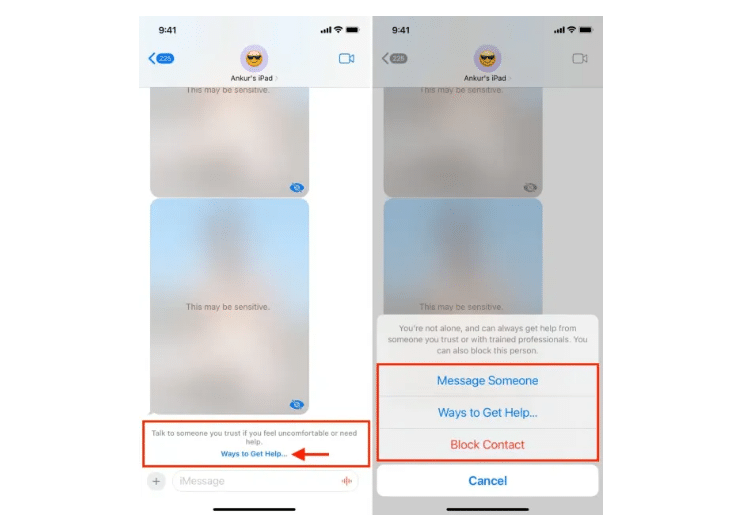 How to Use Communication Security Features in iOS, iPad, and MAC: Auto-Blur Nudity in Photos